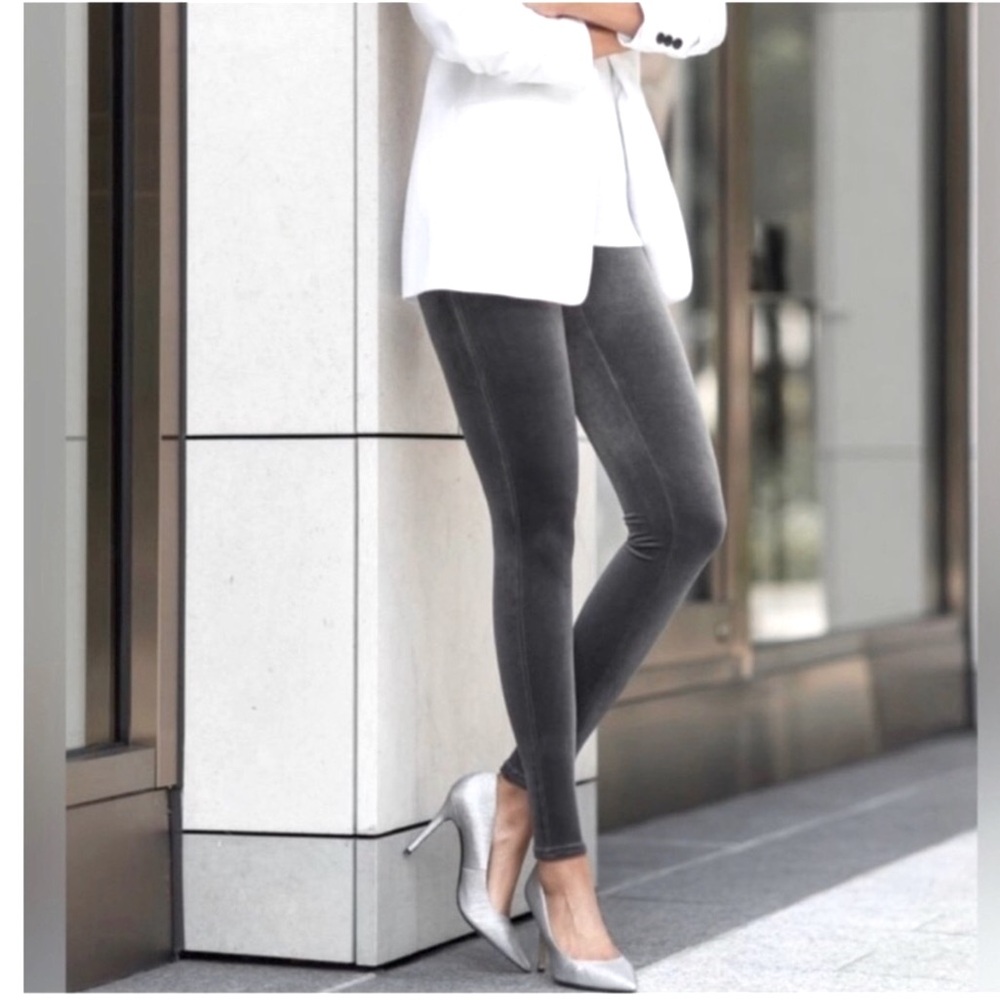 Spanx velvet leggings